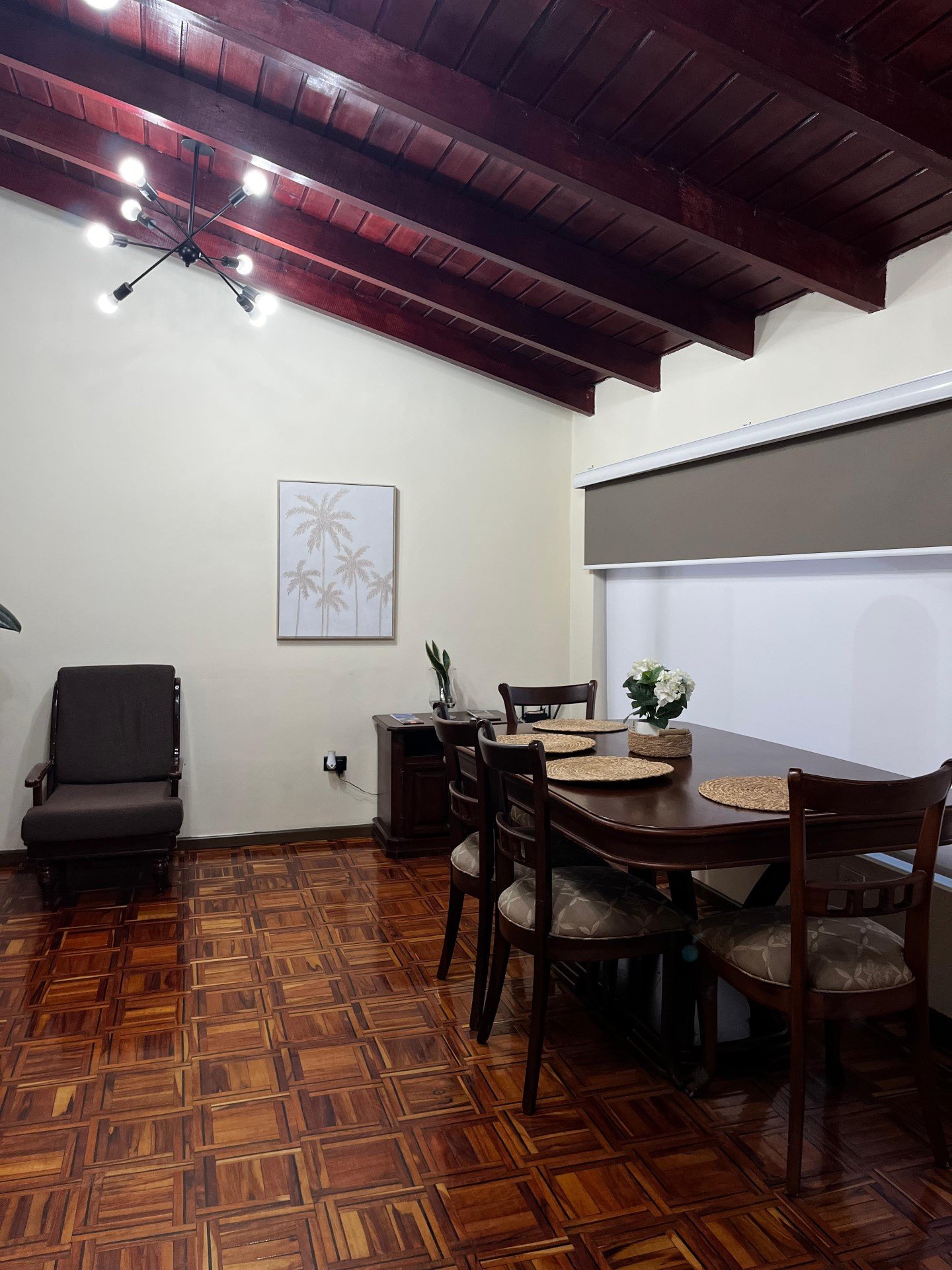 Sala comedor de la suite
